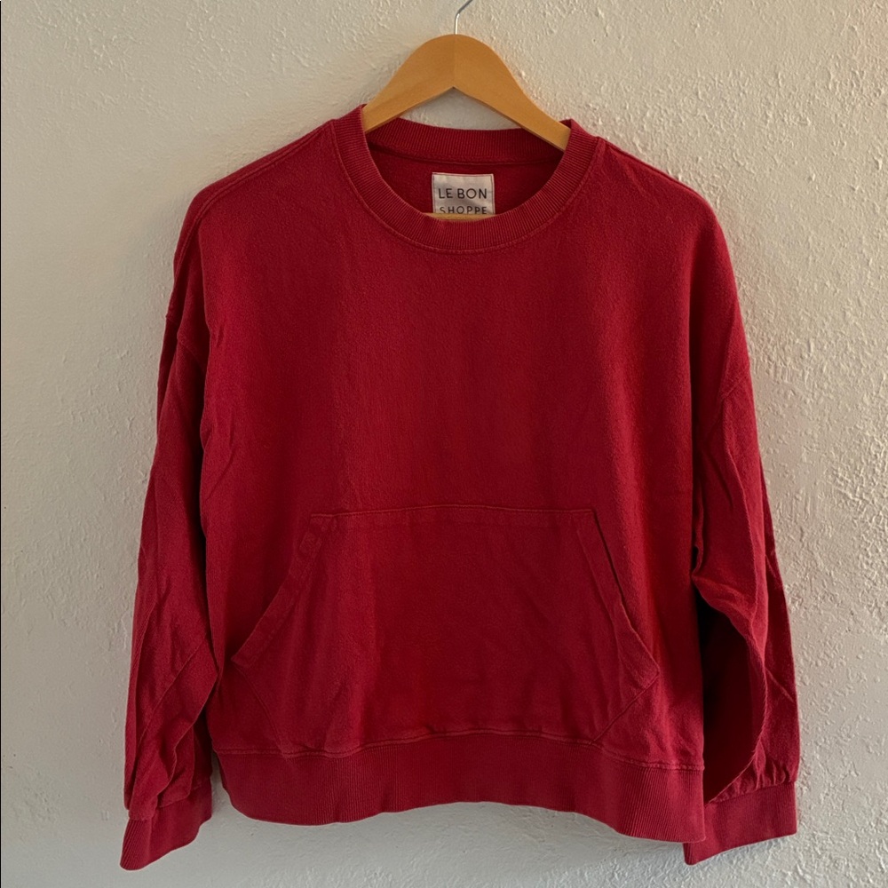 Red Le Bon Shoppe Sweatshirt